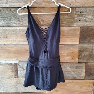 Full-body Navy Blue Swimsuit 🩱